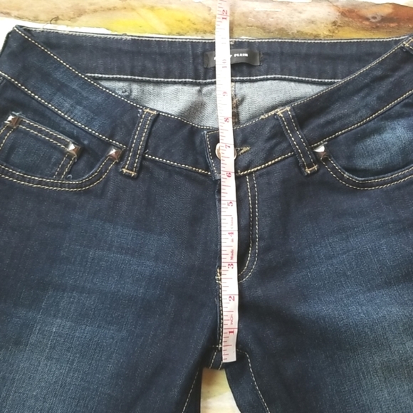 BAMBI PHILIPP PLEIN Glitzy DISNEY Patch Applique Pockets Ltd Ed Denim Jeans 29 - Picture 14 of 16